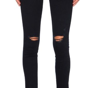 Mother Denim Looker Ankle Fray Skinny